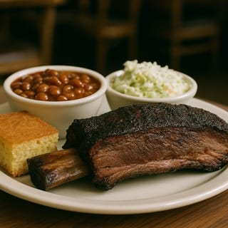 Smoked Beef Rib Dinner